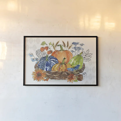 Fall Sweet Fall I by Anne Tavoletti. shown as a paper print in a black flame. Available as a archival giclee rolled canvas, fine art paper, or poster print. SKU 92892i.