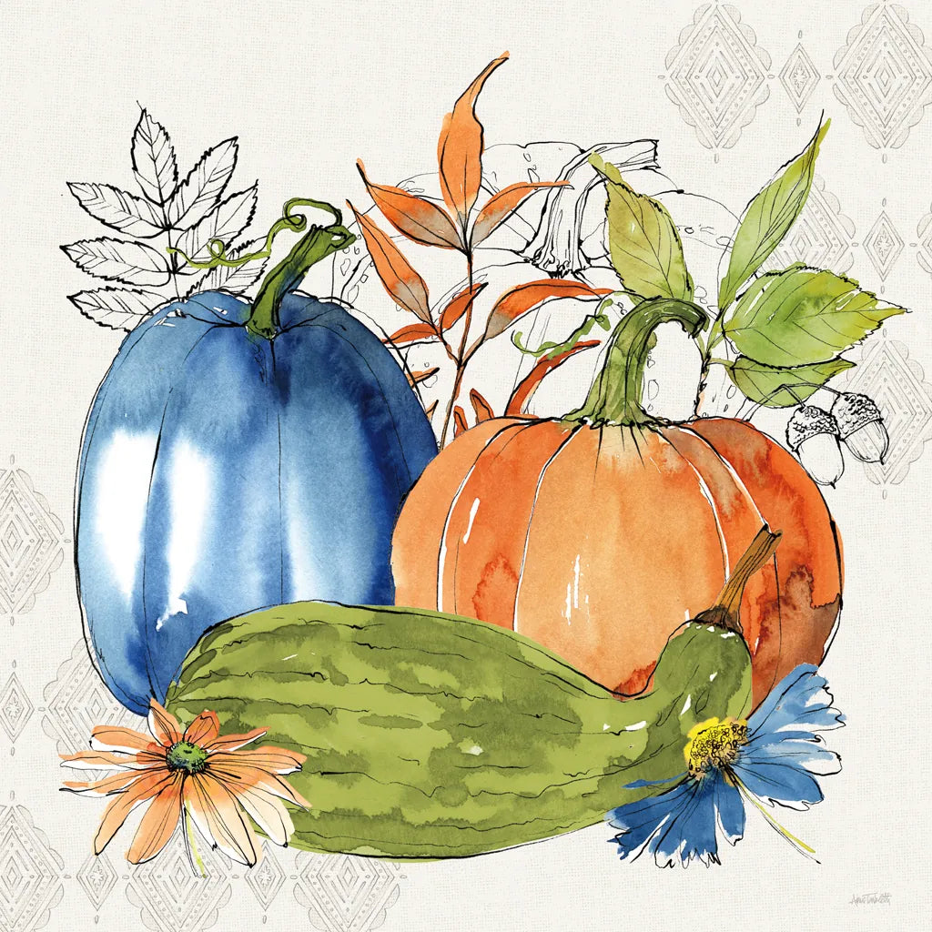 Fall Sweet Fall II by Anne Tavoletti. SKU 92893a. Archival Giclee Fine art print for wall decor.