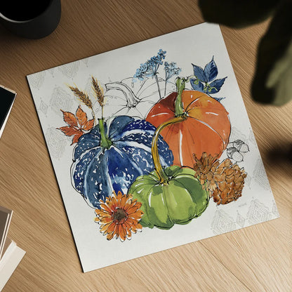 Fall Sweet Fall III by Anne Tavoletti. Shown as a detailed flat fine art print, highlighting archival giclee quality. Available as an archival giclee rolled canvas, fine art paper, or poster print. SKU 92894a.