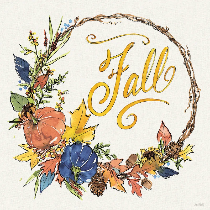 Fall Sweet Fall IV by Anne Tavoletti. SKU 92895a. Archival Giclee Fine art print for wall decor.