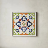 Fall Sweet Fall X by Anne Tavoletti. Shown in a crisp white glass frame for a clean and minimalist style. Available as an archival giclee rolled canvas, fine art paper, or poster print. SKU 92901a.