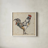 Farm Life III No Words by Anne Tavoletti. Shown in a crisp white glass frame for a clean and minimalist style. Available as an archival giclee rolled canvas, fine art paper, or poster print. SKU 18669a.