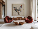 Farm Life III No Words by Anne Tavoletti. Shown as extra-large giant wall art in a modern living room. Available as an archival giclee rolled canvas, fine art paper, or poster print. SKU 18669a.