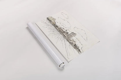 Farm Memories I by Anne Tavoletti. shown as a rolled paper print. Available as archival giclee rolled canvas, fine art paper, or poster print. SKU 32812i.