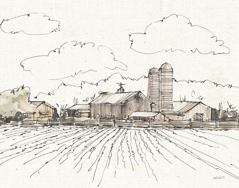 Farm Memories I Crop by Anne Tavoletti