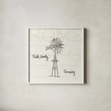 Farm Memories III by Anne Tavoletti. Shown in a crisp white glass frame for a clean and minimalist style. Available as an archival giclee rolled canvas, fine art paper, or poster print. SKU 32814a.