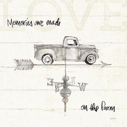 Farm Memories V Truck by Anne Tavoletti. SKU 40568a. Archival Giclee Fine art print for wall decor.