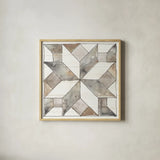 Farm Memories XI by Anne Tavoletti. Shown in a natural wood glass frame for a timeless modern aesthetic. Available as an archival giclee rolled canvas, fine art paper, or poster print. SKU 32822a.