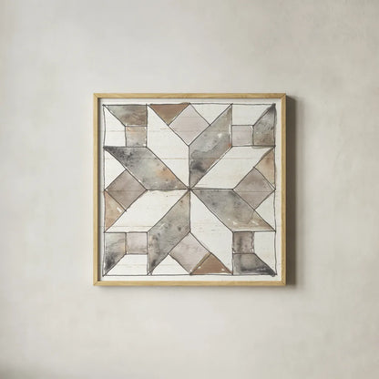 Farm Memories XI by Anne Tavoletti. Shown in a natural wood glass frame for a timeless modern aesthetic. Available as an archival giclee rolled canvas, fine art paper, or poster print. SKU 32822a.