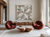 Farm Memories XI by Anne Tavoletti. Shown as extra-large giant wall art in a modern living room. Available as an archival giclee rolled canvas, fine art paper, or poster print. SKU 32822a.