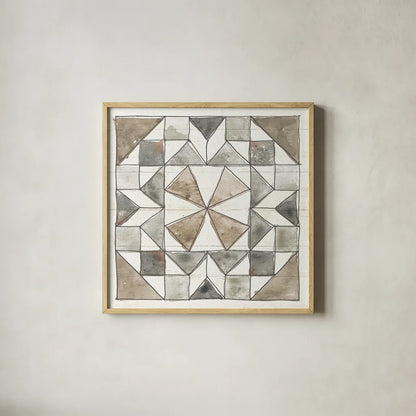 Farm Memories XII by Anne Tavoletti. Shown in a natural wood glass frame for a timeless modern aesthetic. Available as an archival giclee rolled canvas, fine art paper, or poster print. SKU 32823a.