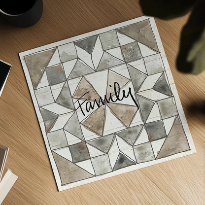 Farm Memories XII Family by Anne Tavoletti. Shown as a detailed flat fine art print, highlighting archival giclee quality. Available as an archival giclee rolled canvas, fine art paper, or poster print. SKU 34529a.