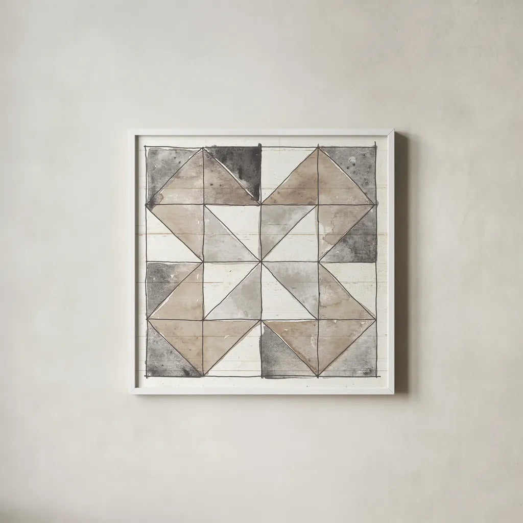 Farm Memories XIII by Anne Tavoletti. Shown in a crisp white glass frame for a clean and minimalist style. Available as an archival giclee rolled canvas, fine art paper, or poster print. SKU 32824a.