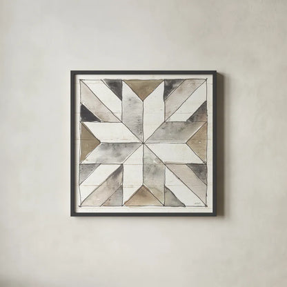 Farm Memories XIV by Anne Tavoletti. Shown in a sleek black glass frame for a contemporary gallery look. Available as an archival giclee rolled canvas, fine art paper, or poster print. SKU 32825a.