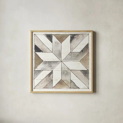 Farm Memories XIV by Anne Tavoletti. Shown in a natural wood glass frame for a timeless modern aesthetic. Available as an archival giclee rolled canvas, fine art paper, or poster print. SKU 32825a.