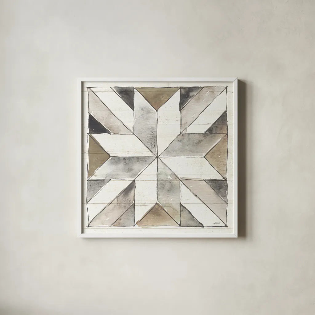 Farm Memories XIV by Anne Tavoletti. Shown in a crisp white glass frame for a clean and minimalist style. Available as an archival giclee rolled canvas, fine art paper, or poster print. SKU 32825a.