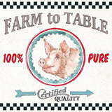 Farm Signs IV by Anne Tavoletti. SKU 52704a. Archival Giclee Fine art print for wall decor.