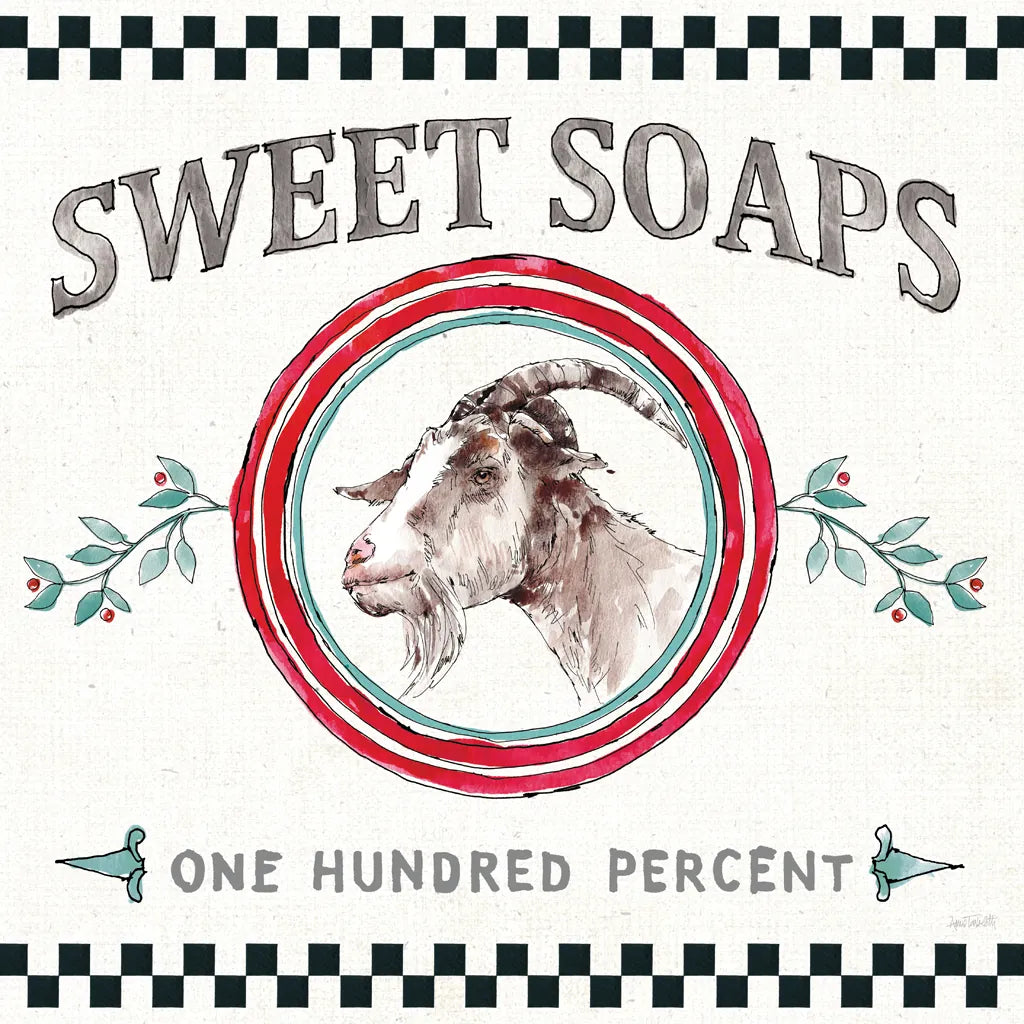 Farm Signs V by Anne Tavoletti. SKU 52705a. Archival Giclee Fine art print for wall decor.