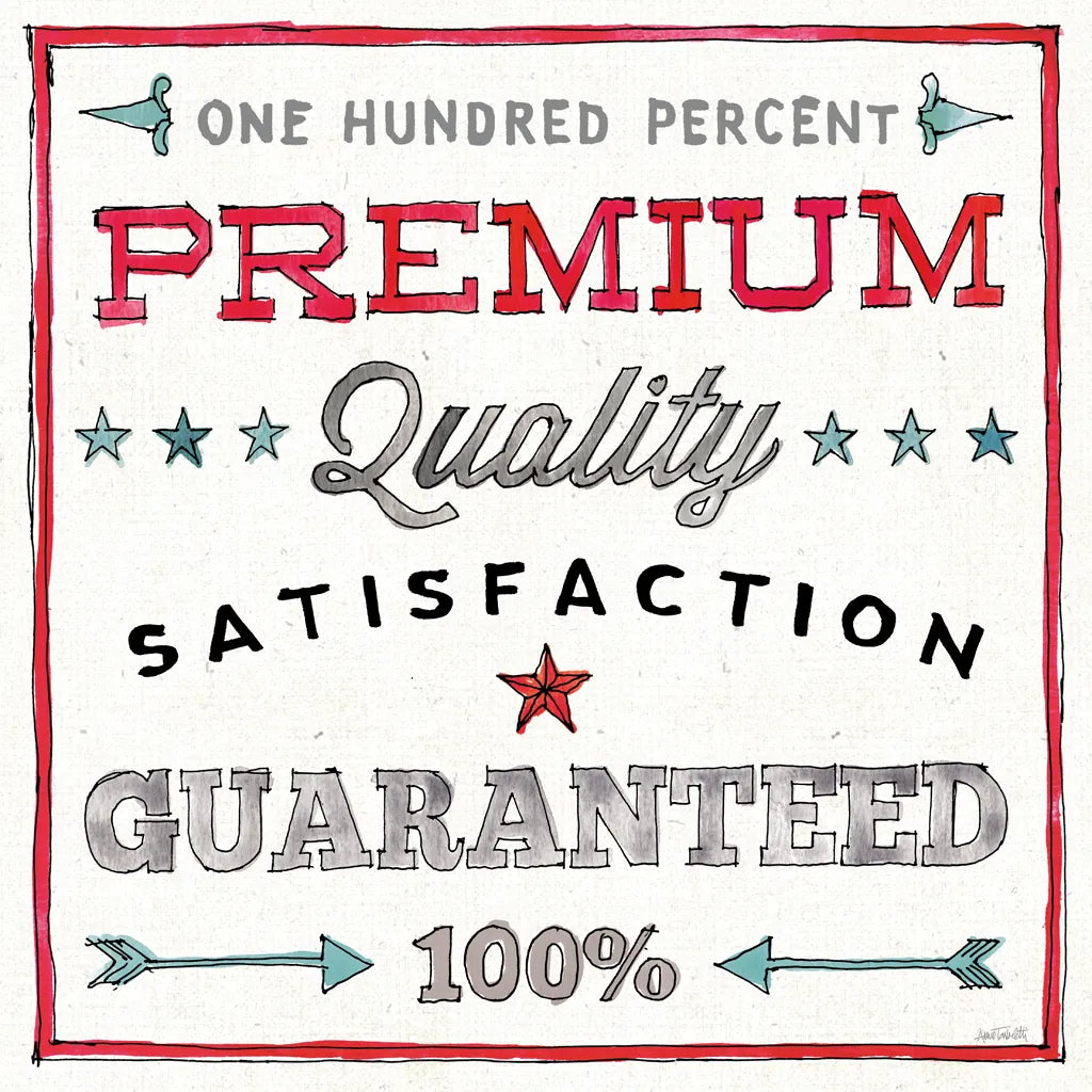 Farm Signs VII by Anne Tavoletti. SKU 52707a. Archival Giclee Fine art print for wall decor.