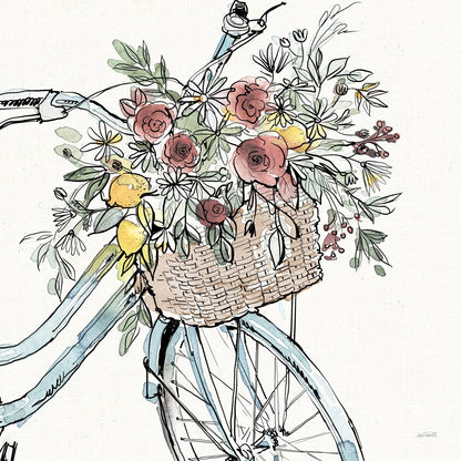 Farmhouse Flea Market Bike I by Anne Tavoletti. SKU 75975a. Archival Giclee Fine art print for wall decor.