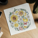 Farmhouse Flea Market II by Anne Tavoletti. Shown as a detailed flat fine art print, highlighting archival giclee quality. Available as an archival giclee rolled canvas, fine art paper, or poster print. SKU 71386a.