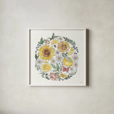 Farmhouse Flea Market II by Anne Tavoletti. Shown in a crisp white glass frame for a clean and minimalist style. Available as an archival giclee rolled canvas, fine art paper, or poster print. SKU 71386a.