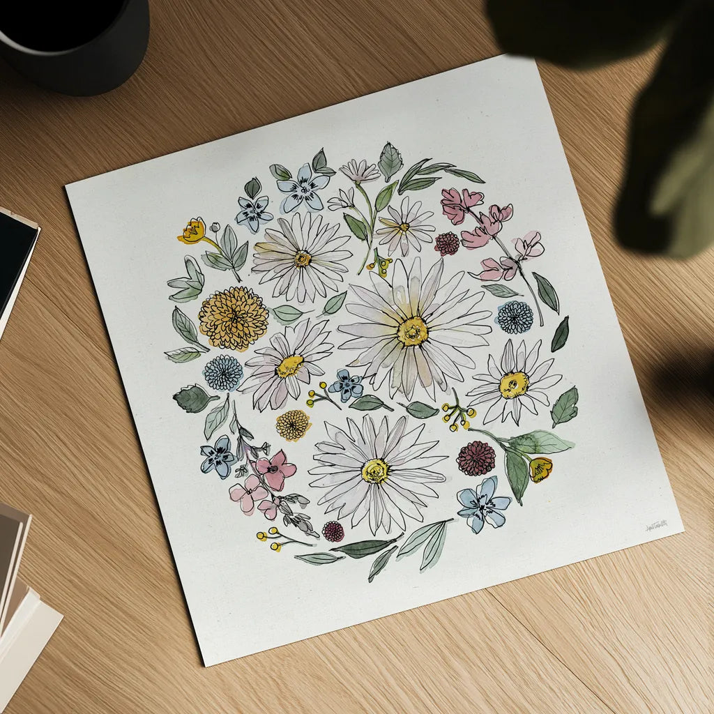 Farmhouse Flea Market III by Anne Tavoletti. Shown as a detailed flat fine art print, highlighting archival giclee quality. Available as an archival giclee rolled canvas, fine art paper, or poster print. SKU 71387a.