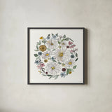 Farmhouse Flea Market III by Anne Tavoletti. Shown in a sleek black glass frame for a contemporary gallery look. Available as an archival giclee rolled canvas, fine art paper, or poster print. SKU 71387a.