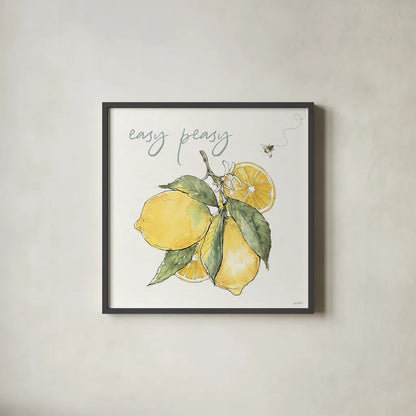 Farmhouse Flea Market IV by Anne Tavoletti. Shown in a sleek black glass frame for a contemporary gallery look. Available as an archival giclee rolled canvas, fine art paper, or poster print. SKU 71388a.