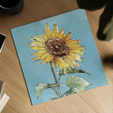 Farmhouse Flea Market IX Blue by Anne Tavoletti. Shown as a detailed flat fine art print, highlighting archival giclee quality. Available as an archival giclee rolled canvas, fine art paper, or poster print. SKU 76361a.