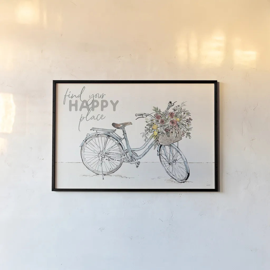 Farmhouse Flea Market VI by Anne Tavoletti. shown as a paper print in a black flame. Available as a archival giclee rolled canvas, fine art paper, or poster print. SKU 71390i.