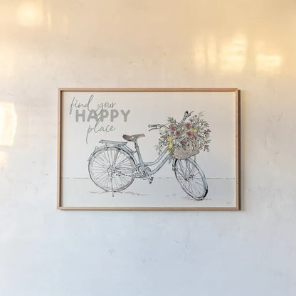 Farmhouse Flea Market VI by Anne Tavoletti. shown as a paper print in a natural frame. Available as a archival giclee rolled canvas, fine art paper, or poster print. SKU 71390i.