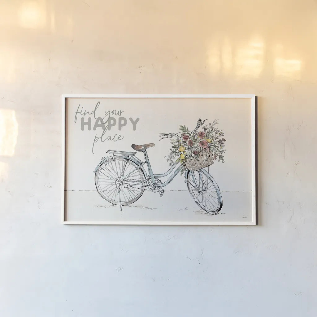 Farmhouse Flea Market VI by Anne Tavoletti. shown as a paper print in a white frame. Available as a archival giclee rolled canvas, fine art paper, or poster print. SKU 71390i.