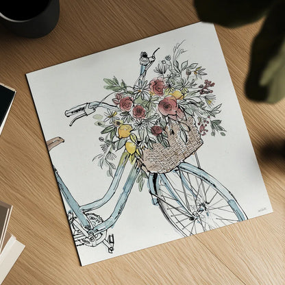 Farmhouse Flea Market XI by Anne Tavoletti. Shown as a detailed flat fine art print, highlighting archival giclee quality. Available as an archival giclee rolled canvas, fine art paper, or poster print. SKU 71395a.