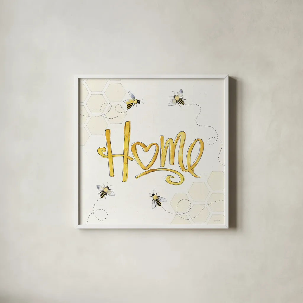 Farmhouse Flea Market XIII by Anne Tavoletti. Shown in a crisp white glass frame for a clean and minimalist style. Available as an archival giclee rolled canvas, fine art paper, or poster print. SKU 71397a.