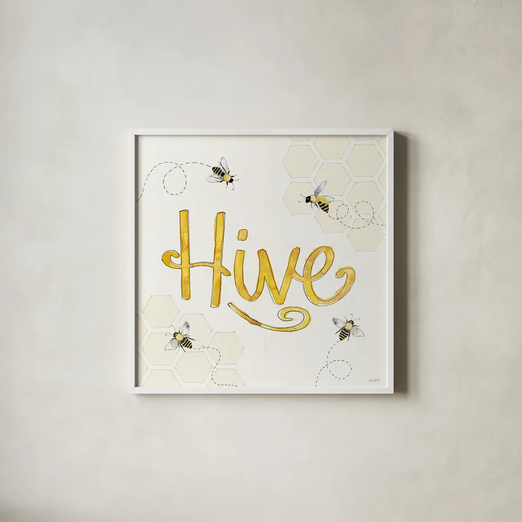 Farmhouse Flea Market XIV by Anne Tavoletti. Shown in a crisp white glass frame for a clean and minimalist style. Available as an archival giclee rolled canvas, fine art paper, or poster print. SKU 71398a.