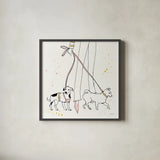 Fashion Feet III by Anne Tavoletti. Shown in a sleek black glass frame for a contemporary gallery look. Available as an archival giclee rolled canvas, fine art paper, or poster print. SKU 36165a.