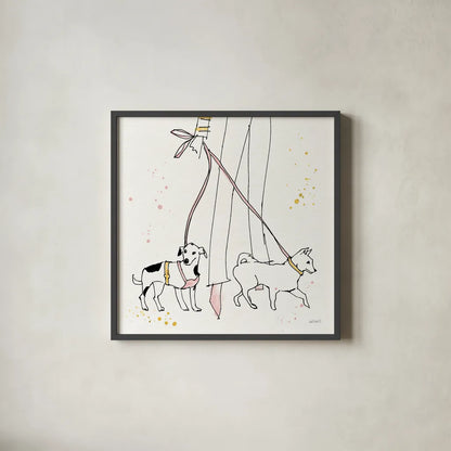 Fashion Feet III by Anne Tavoletti. Shown in a sleek black glass frame for a contemporary gallery look. Available as an archival giclee rolled canvas, fine art paper, or poster print. SKU 36165a.