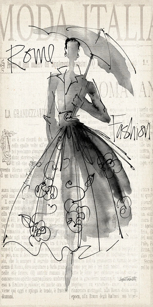 Fashion Sketchbook IV Panel by Anne Tavoletti