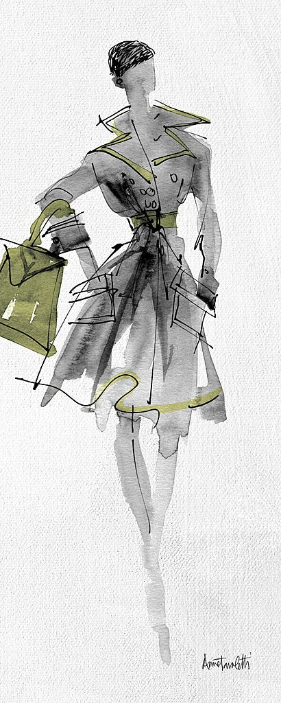 Fashion Sketchbook VII Green by Anne Tavoletti