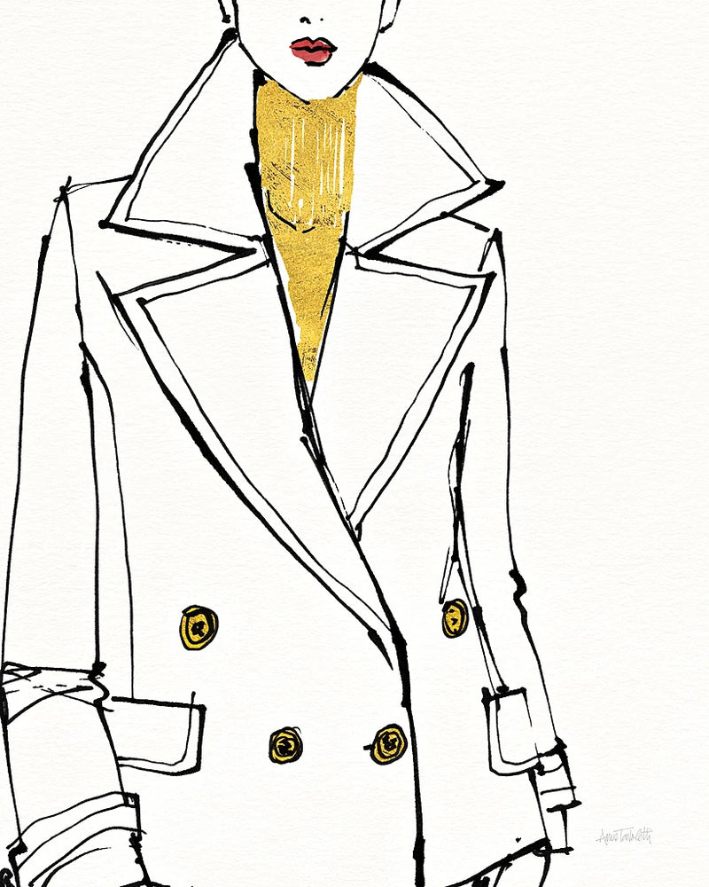 Fashion Strokes I no Splatter by Anne Tavoletti