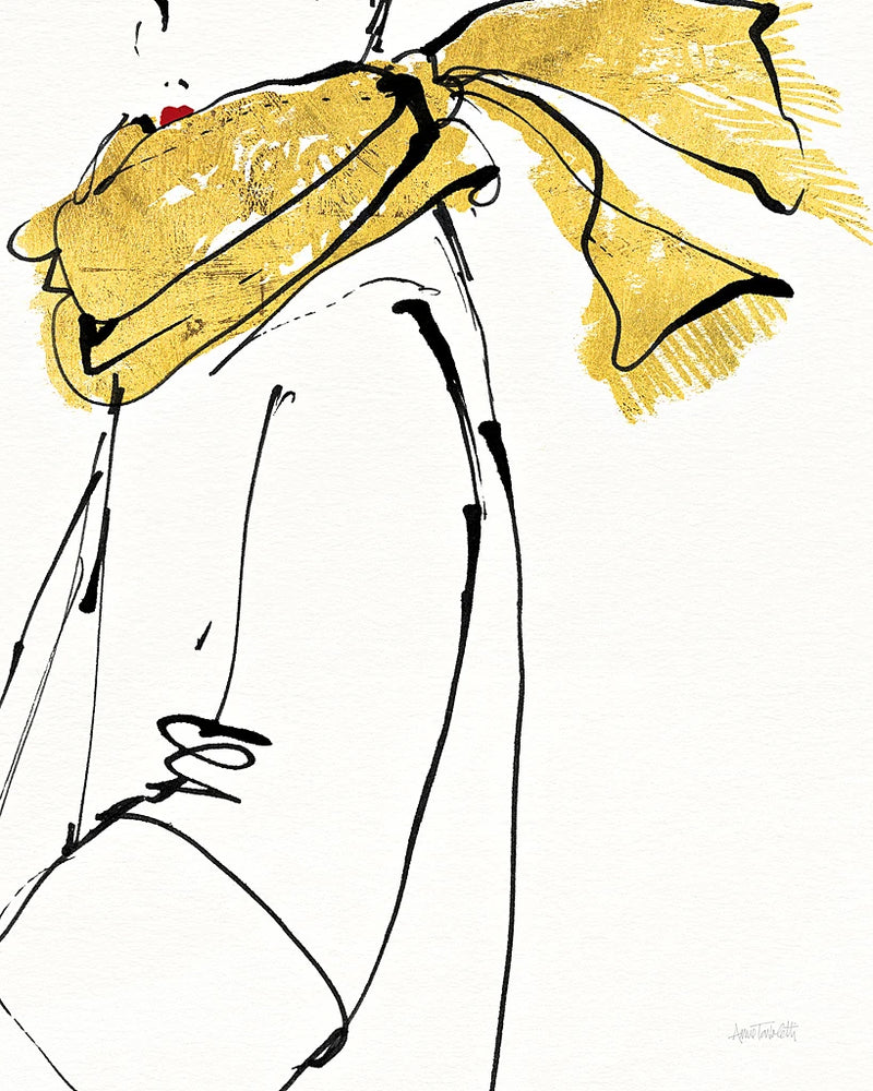Fashion Strokes II no Splatter by Anne Tavoletti