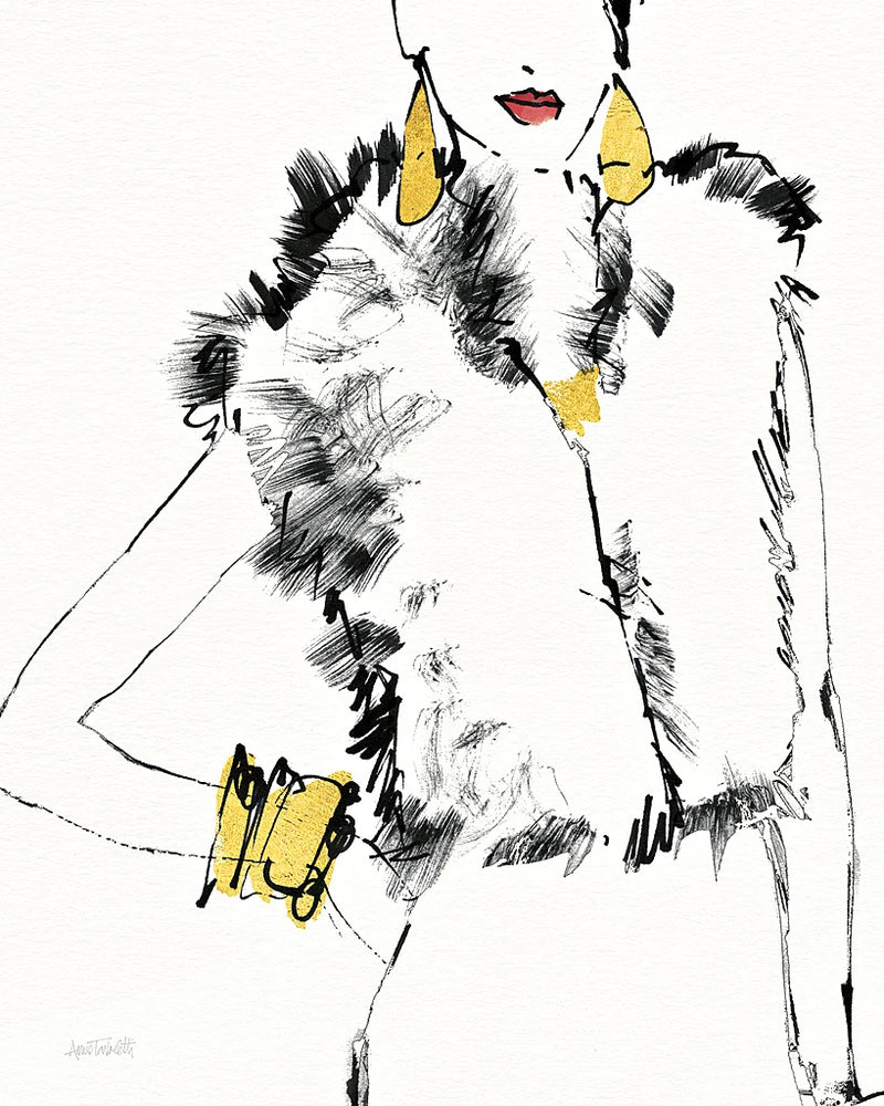 Fashion Strokes IV no Splatter by Anne Tavoletti