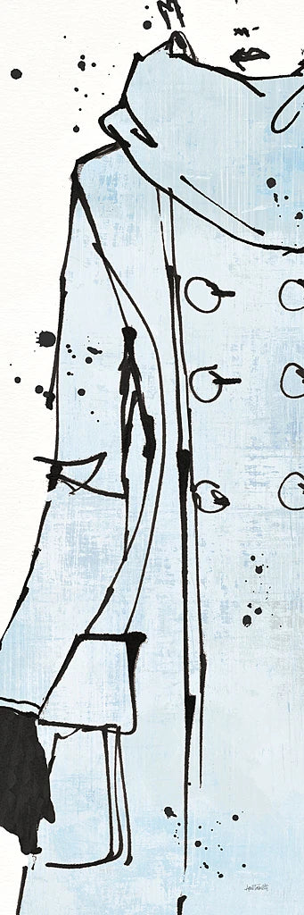 Fashion Strokes VII Pastel by Anne Tavoletti
