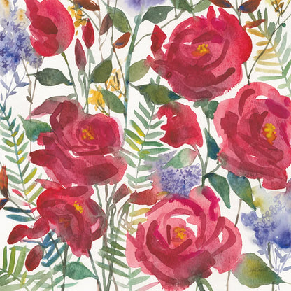 February Flowers by Anne Tavoletti. SKU 59344a. Archival Giclee Fine art print for wall decor.