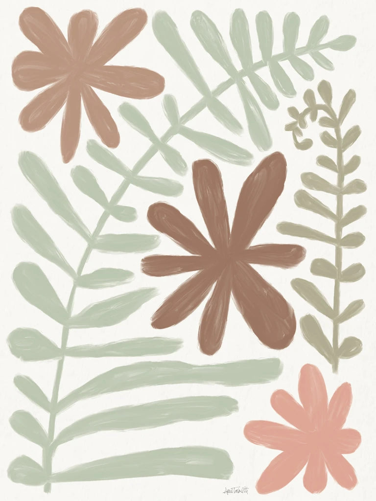 Fern and Flower by Anne Tavoletti