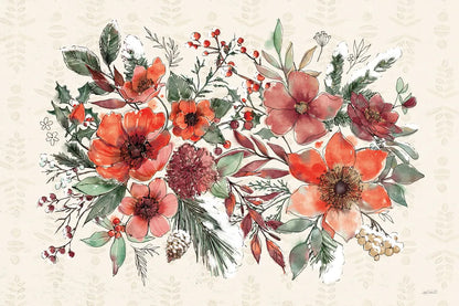 Festive Blooms I by Anne Tavoletti. SKU 97832i. Archival Giclee Fine art print for wall decor.