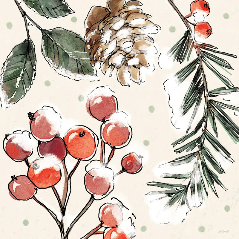 Festive Blooms II by Anne Tavoletti. SKU 97833a. Archival Giclee Fine art print for wall decor.