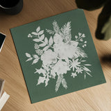 Festive Blooms IV by Anne Tavoletti. Shown as a detailed flat fine art print, highlighting archival giclee quality. Available as an archival giclee rolled canvas, fine art paper, or poster print. SKU 97835a.