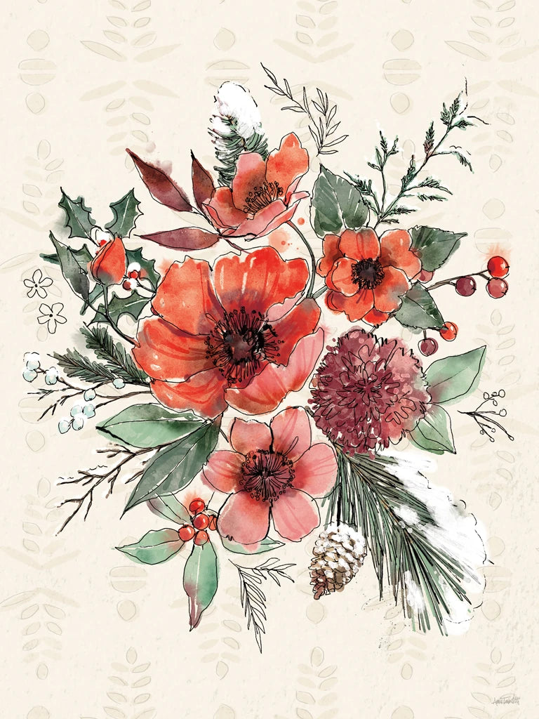 Festive Blooms IX by Anne Tavoletti